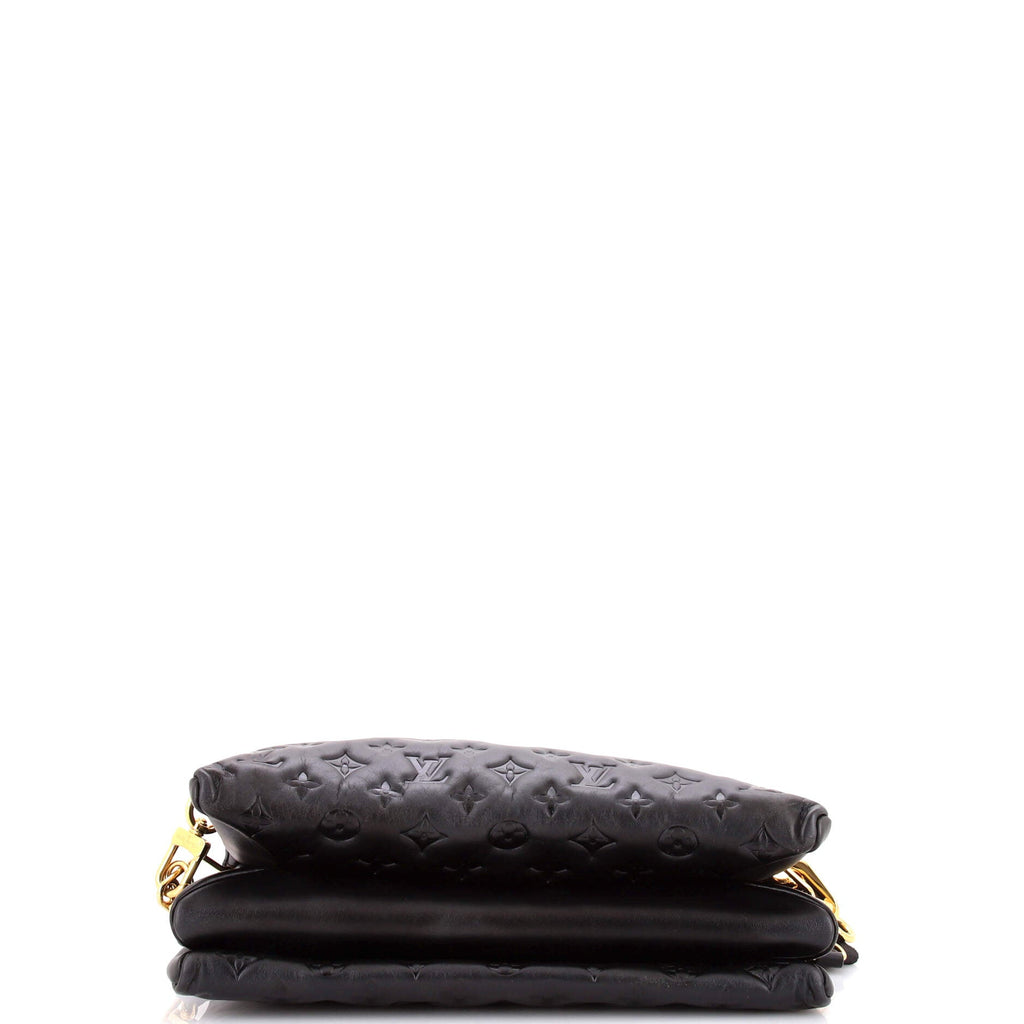 Coussin Bag Monogram Embossed Lambskin MM