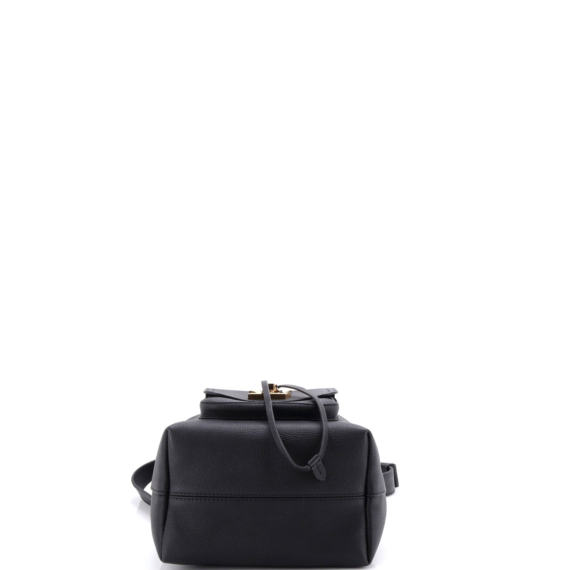 Lockme Pocket Bucket Bag Leather