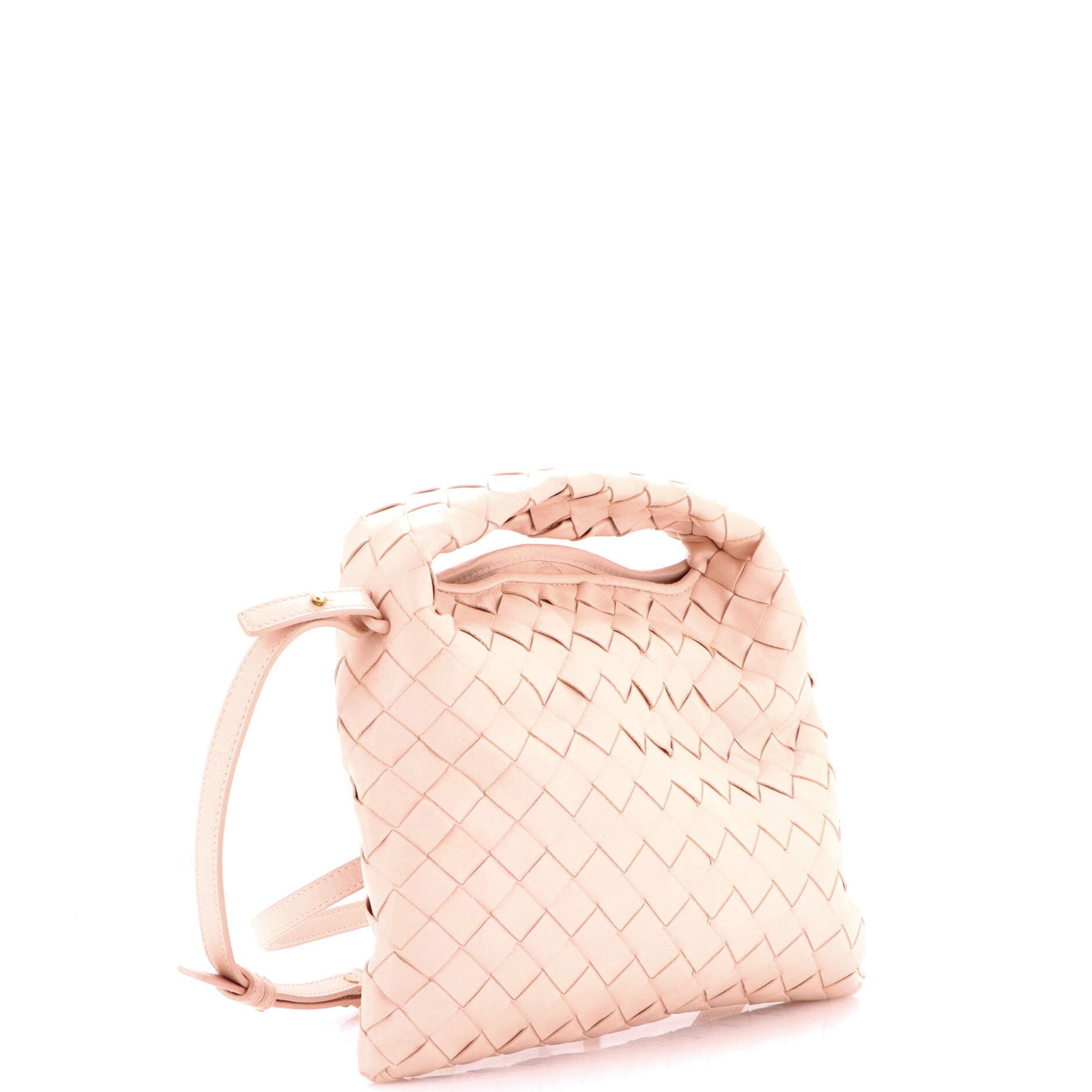 Hop Top Handle Bag Intrecciato Nappa Mini