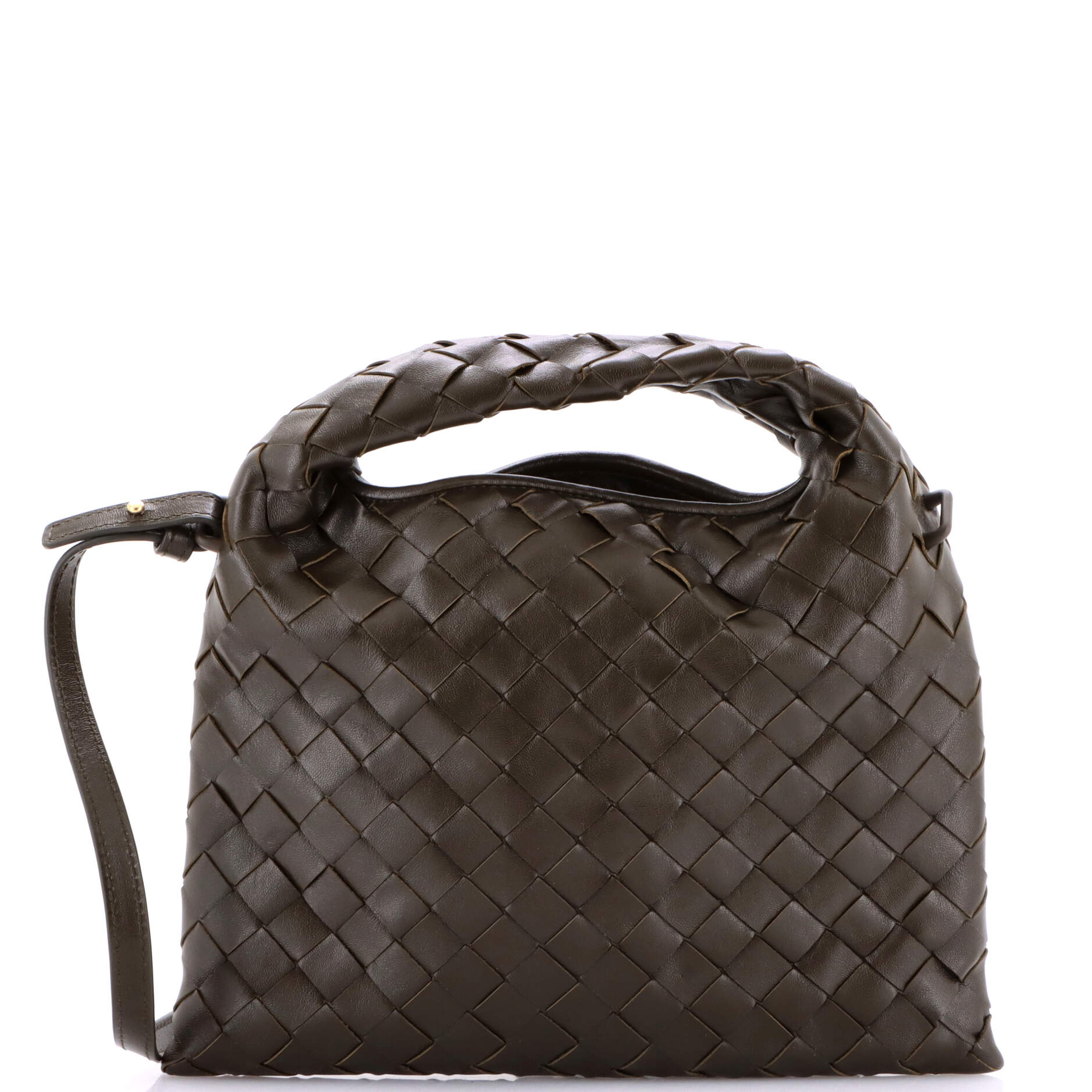 Hop Top Handle Bag Intrecciato Nappa Mini