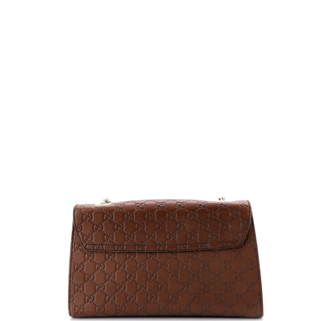 Emily Chain Flap Bag Guccissima Leather Medium