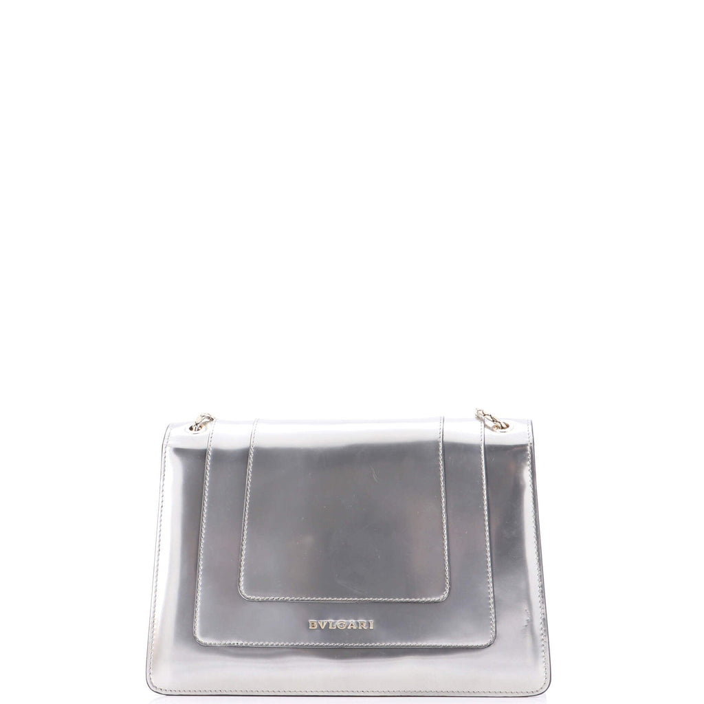 Serpenti Forever Shoulder Bag Metallic Leather Medium