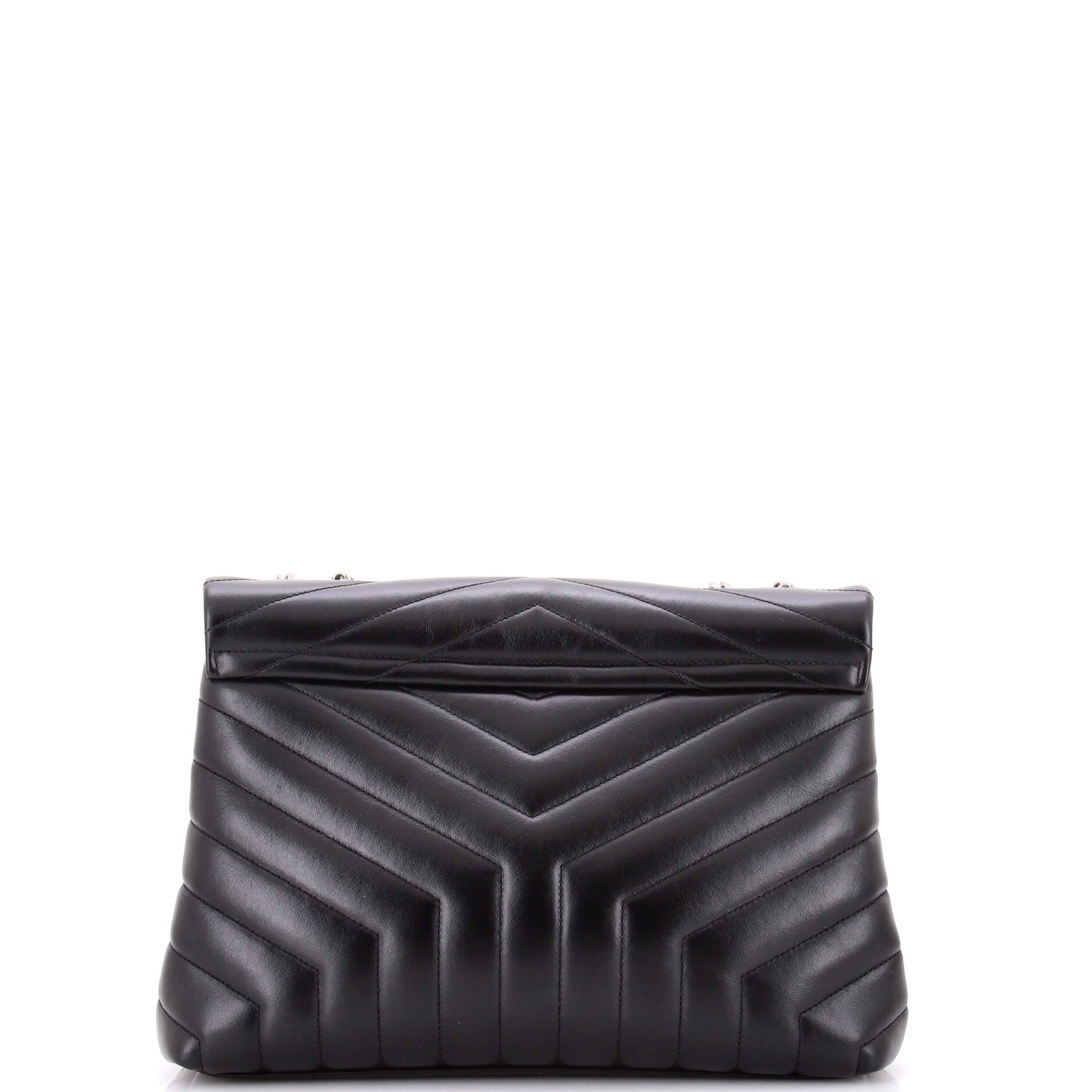 Loulou Shoulder Bag Matelasse Chevron Leather Medium