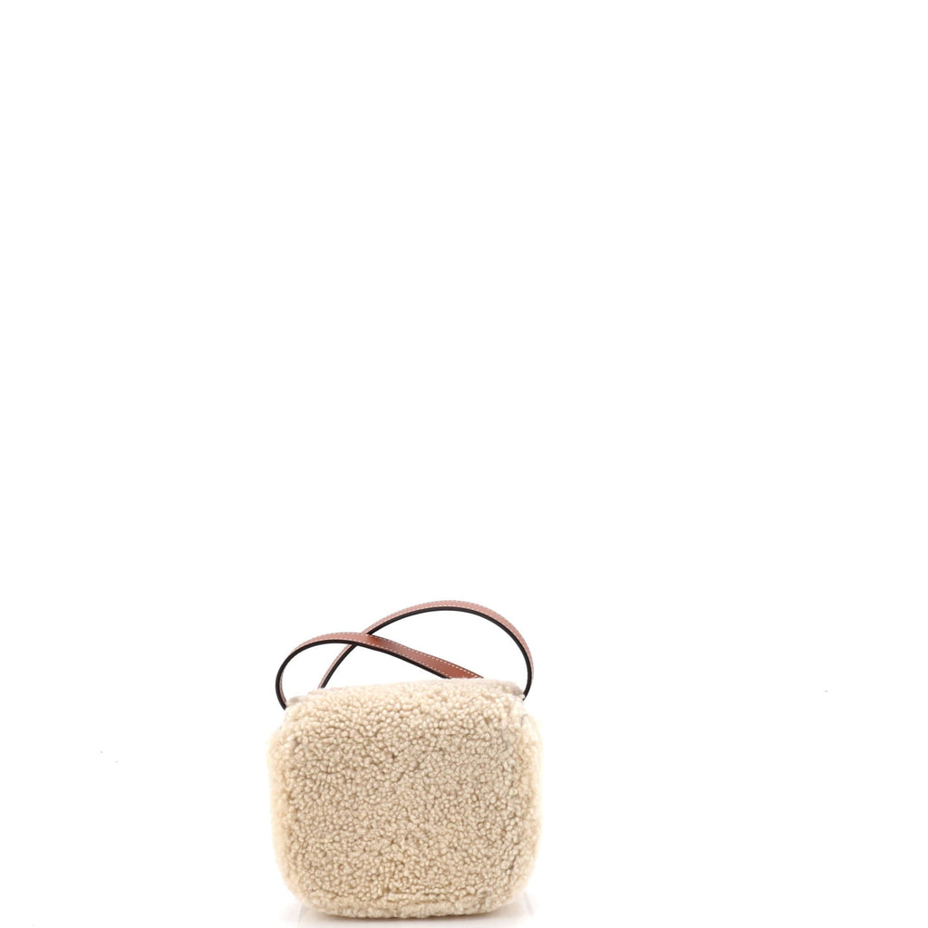 Triomphe Shoulder Bag Shearling Mini
