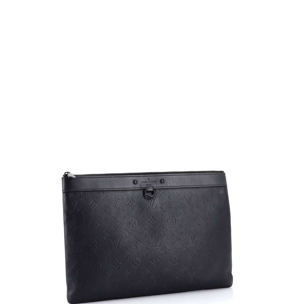 Discovery Pochette Monogram Shadow Leather GM