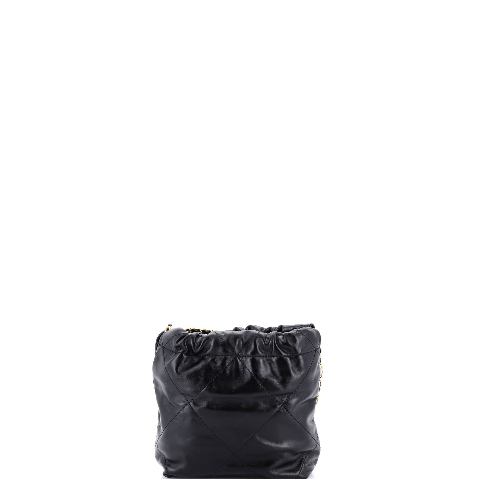 22 Chain Hobo Quilted Calfskin with CC Pearl Chain Mini