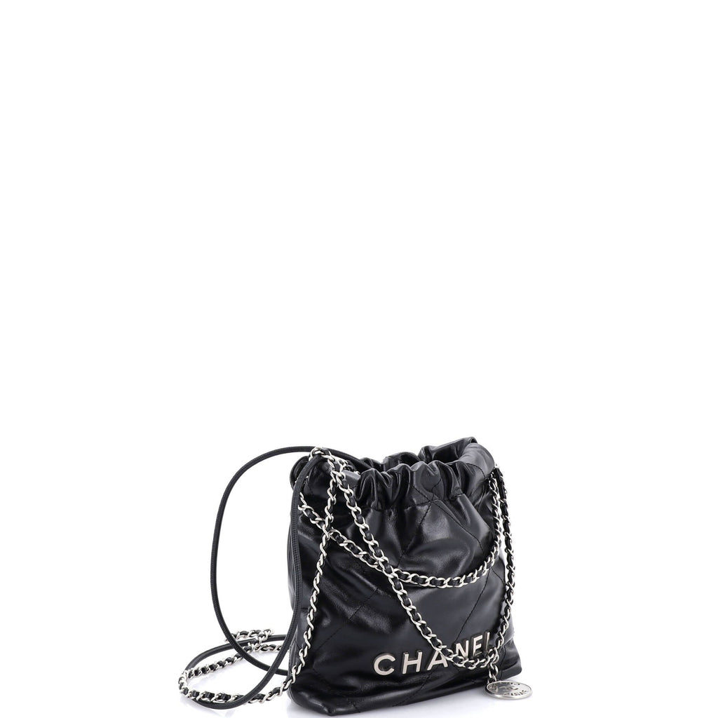 22 Chain Hobo Quilted Calfskin Mini