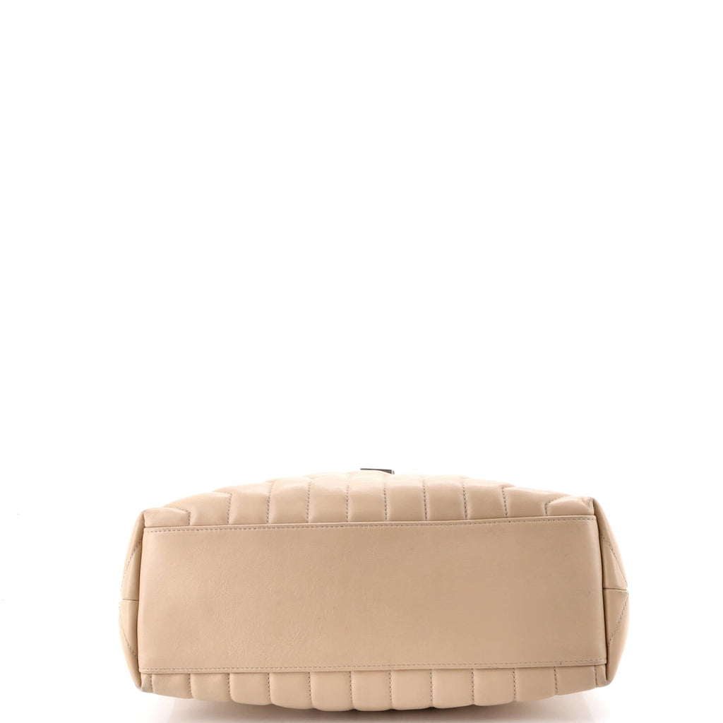 Loulou Shoulder Bag Matelasse Chevron Leather Medium