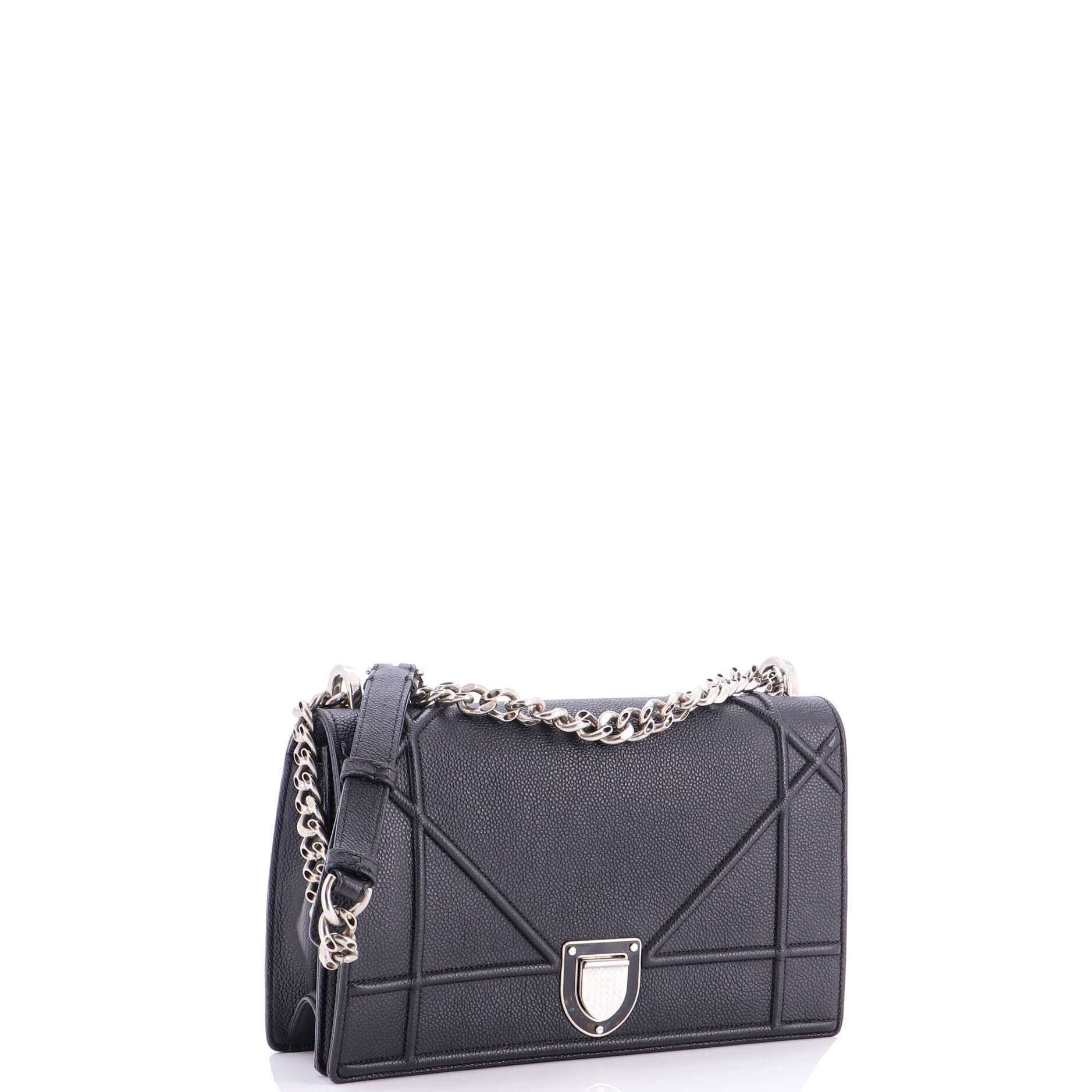 Diorama Flap Bag Grained Calfskin Medium