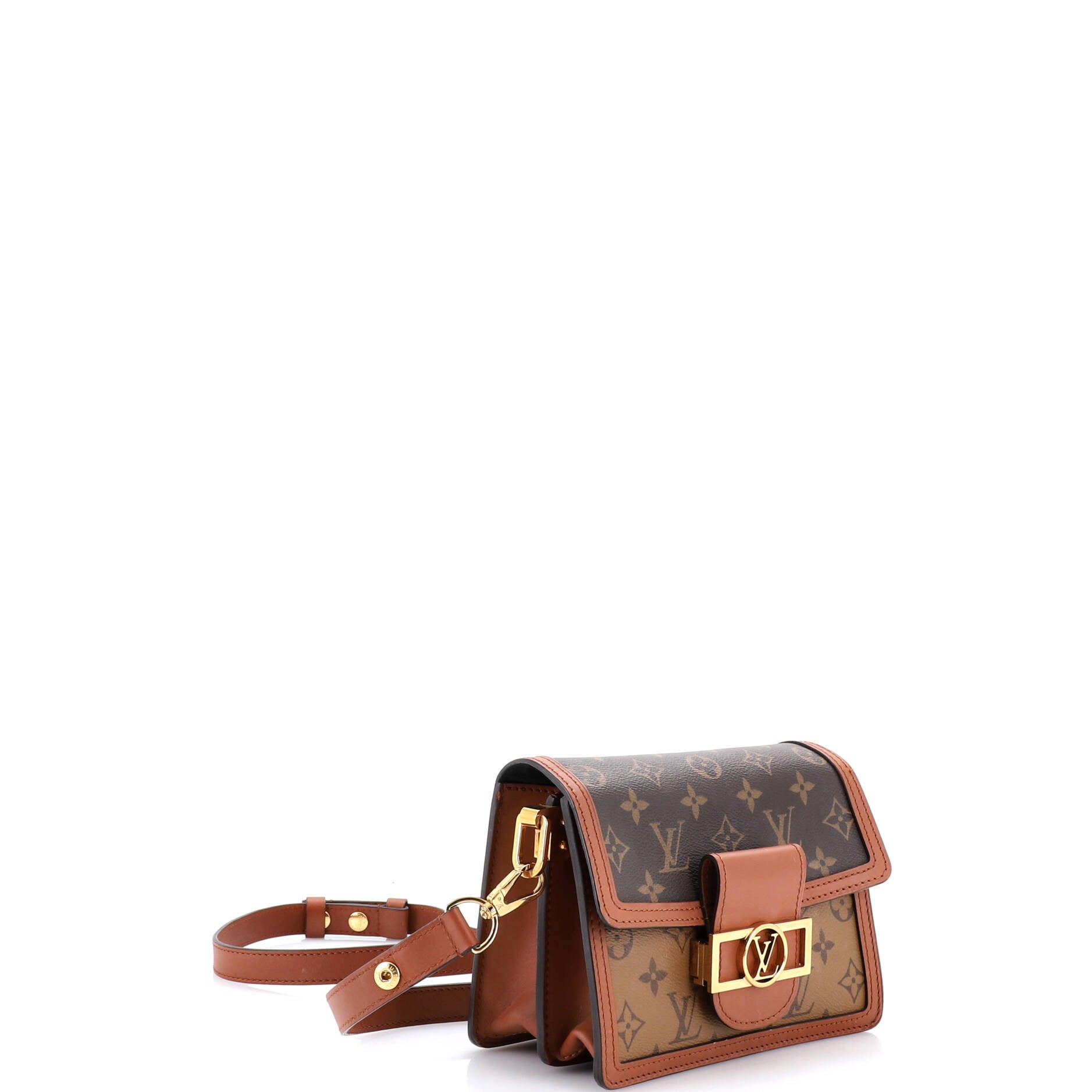 Dauphine Shoulder Bag Reverse Monogram Canvas Mini