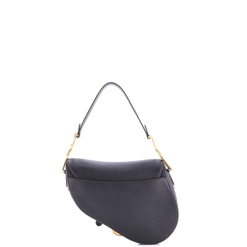 Saddle Handbag Leather Medium