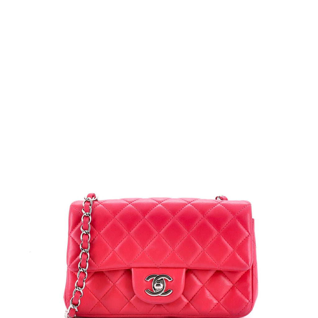 Classic Single Flap Bag Quilted Lambskin Mini