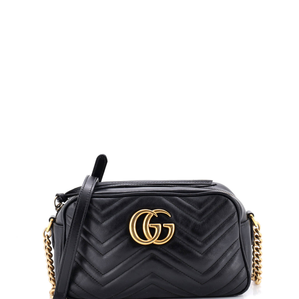 GG Marmont Shoulder Bag Matelasse Leather Small