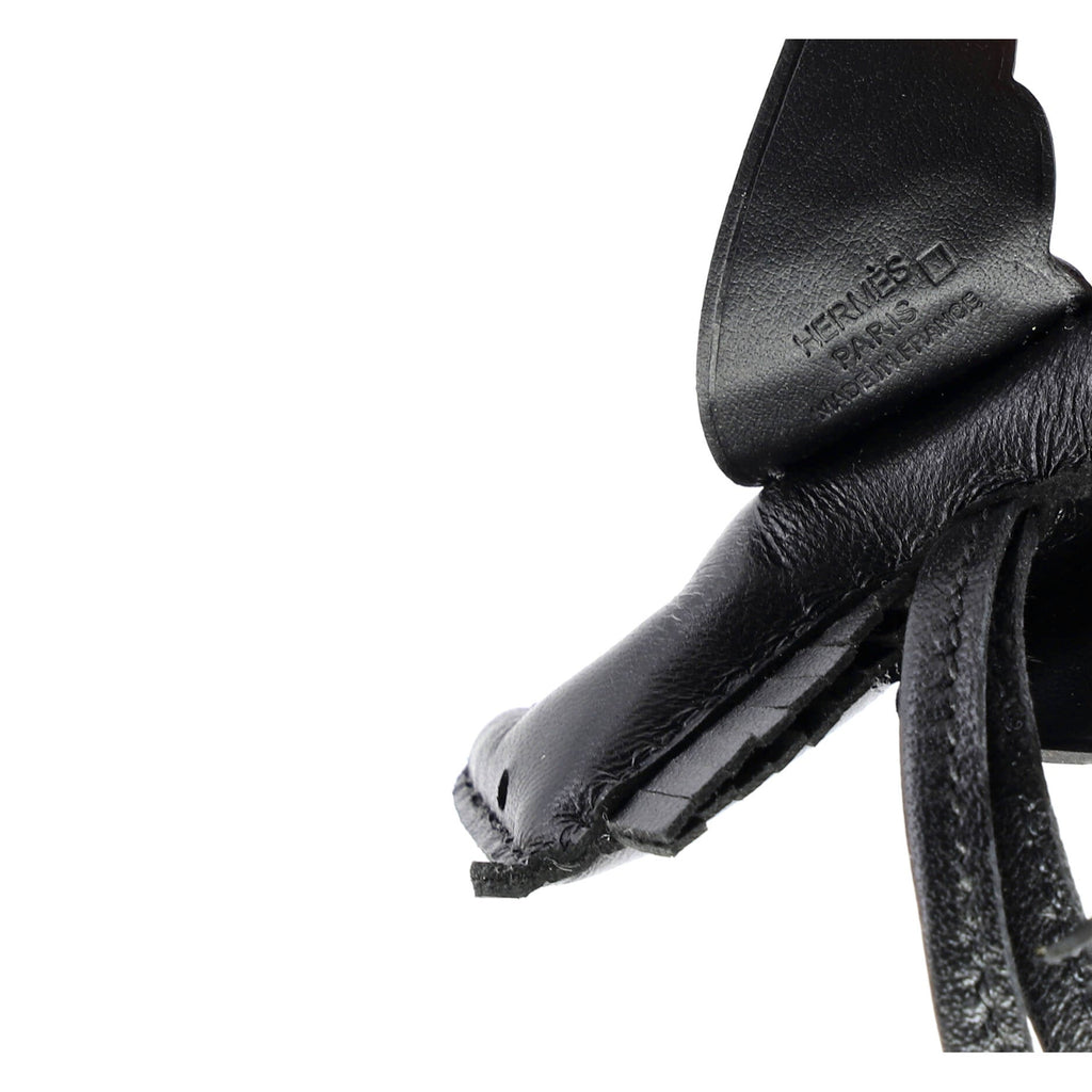 So Black Pegase Rodeo Touch Bag Charm Leather with Alligator PM