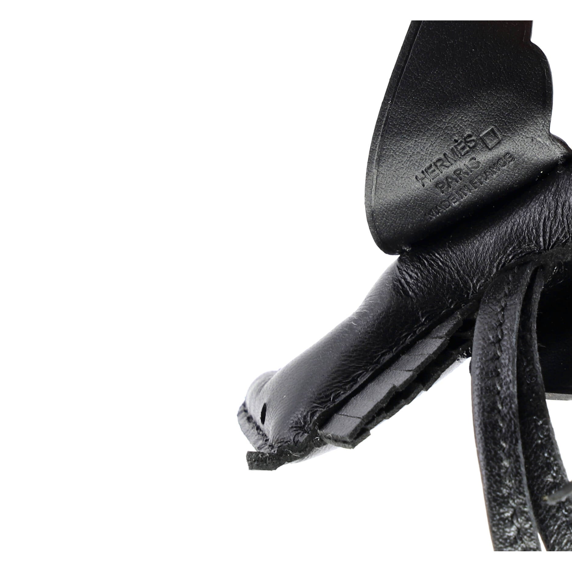 So Black Pegase Rodeo Touch Bag Charm Leather with Alligator PM