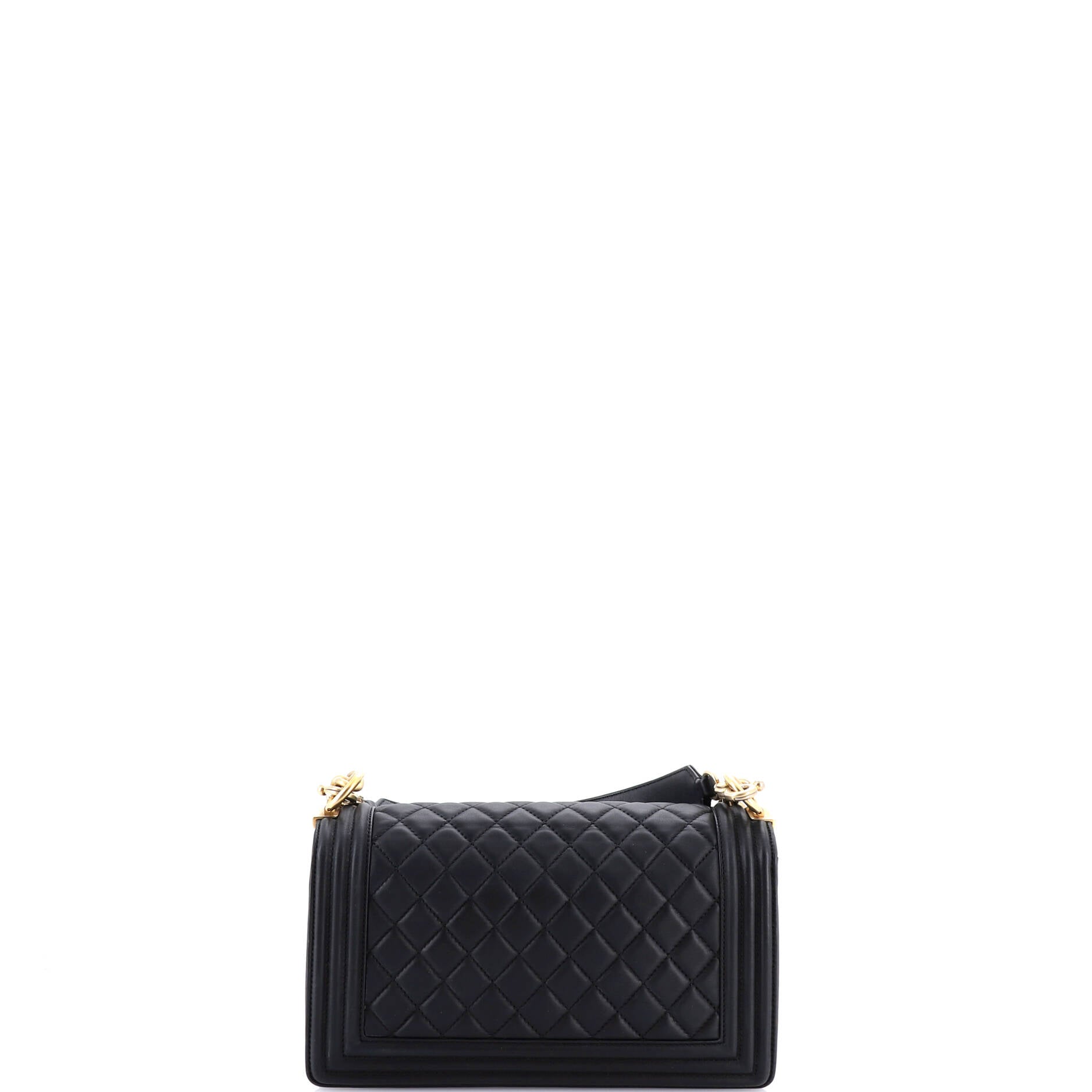 Boy Flap Bag Quilted Lambskin Old Medium