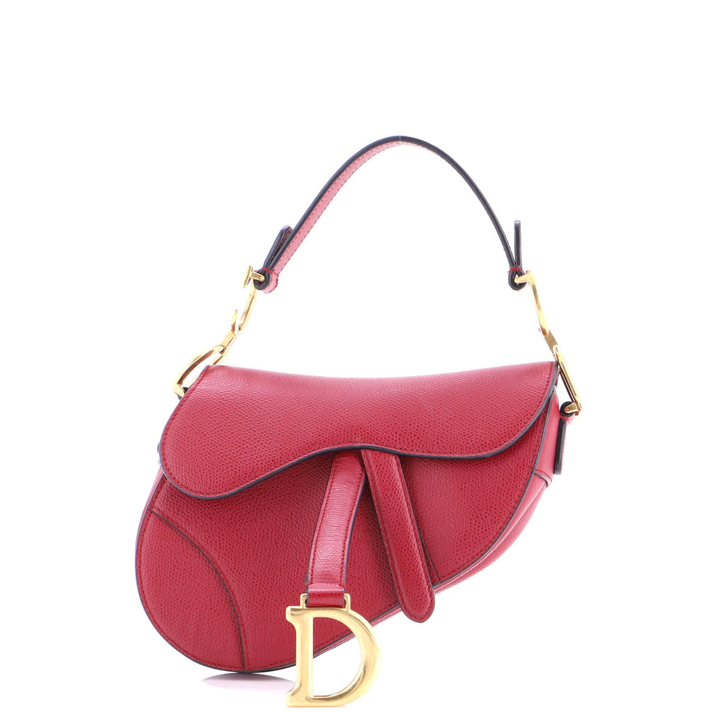 Saddle Handbag Leather Mini
