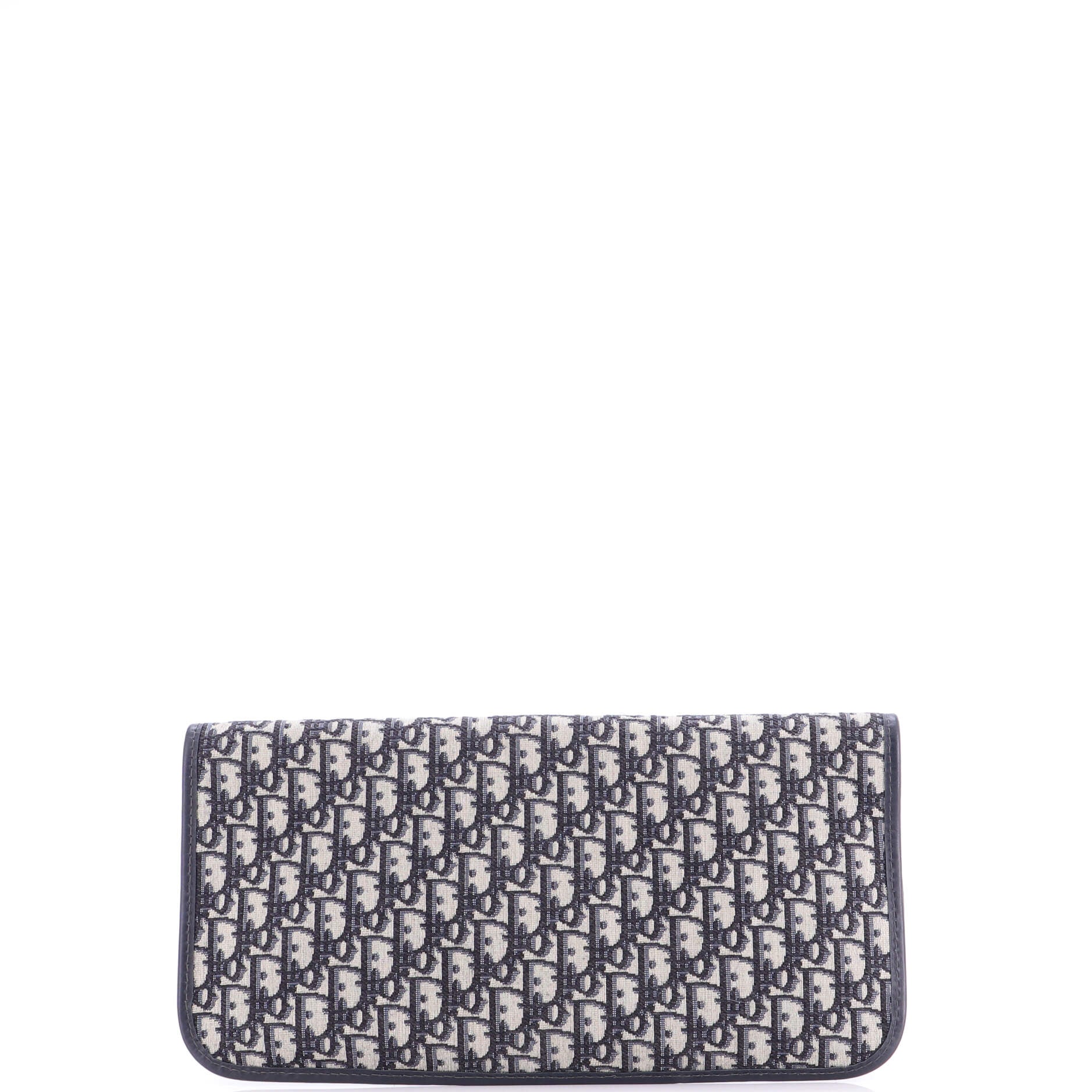 Fold Over Clutch Oblique Canvas