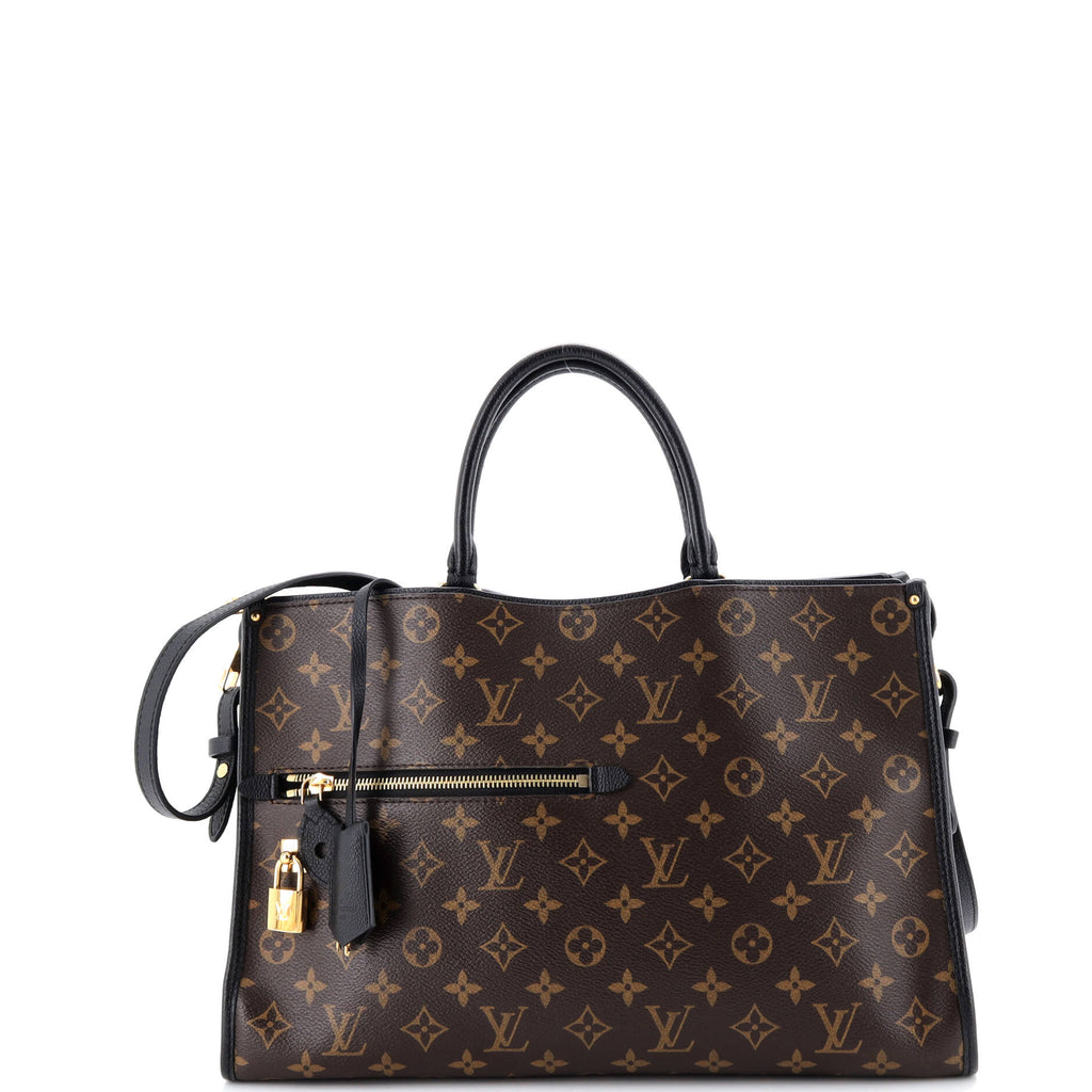 Popincourt NM Handbag Monogram Canvas with Leather MM