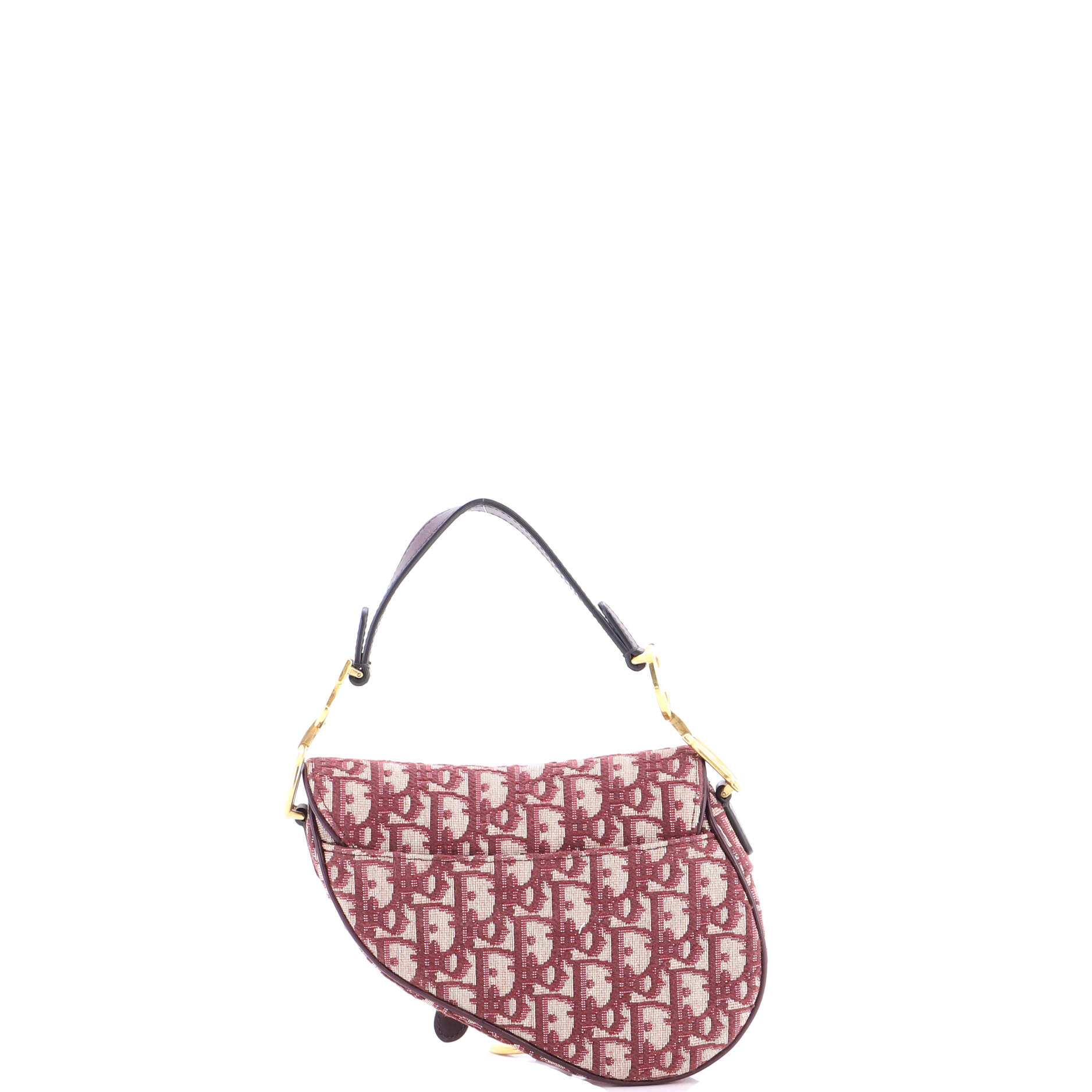 Saddle Handbag Oblique Canvas Mini