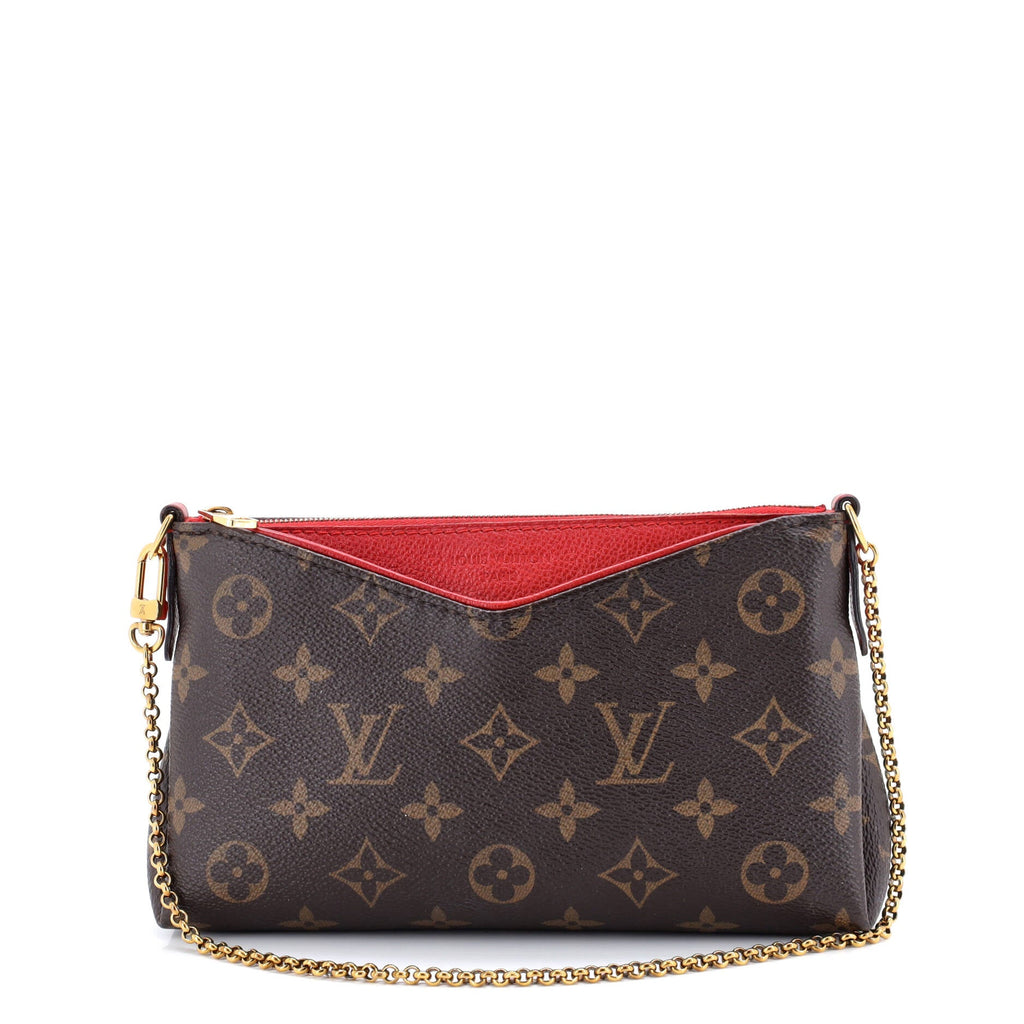 Pallas Clutch Monogram Canvas with Leather