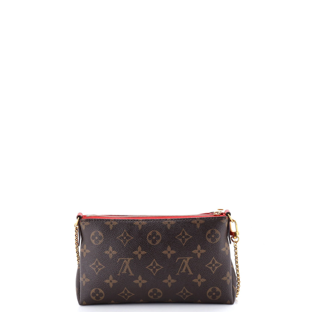 Pallas Clutch Monogram Canvas with Leather