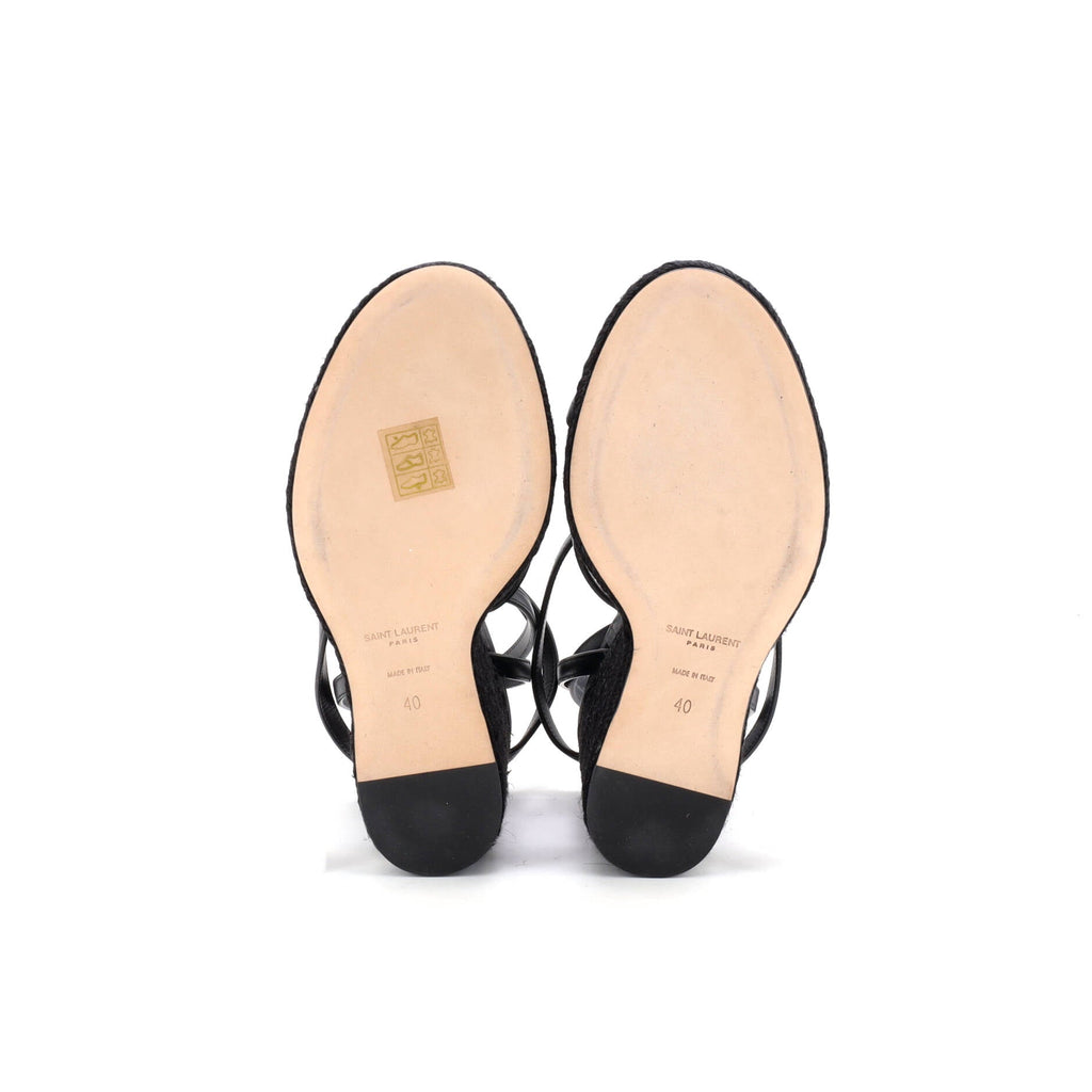 Women's Cassandra Wedge Espadrilles Leather
