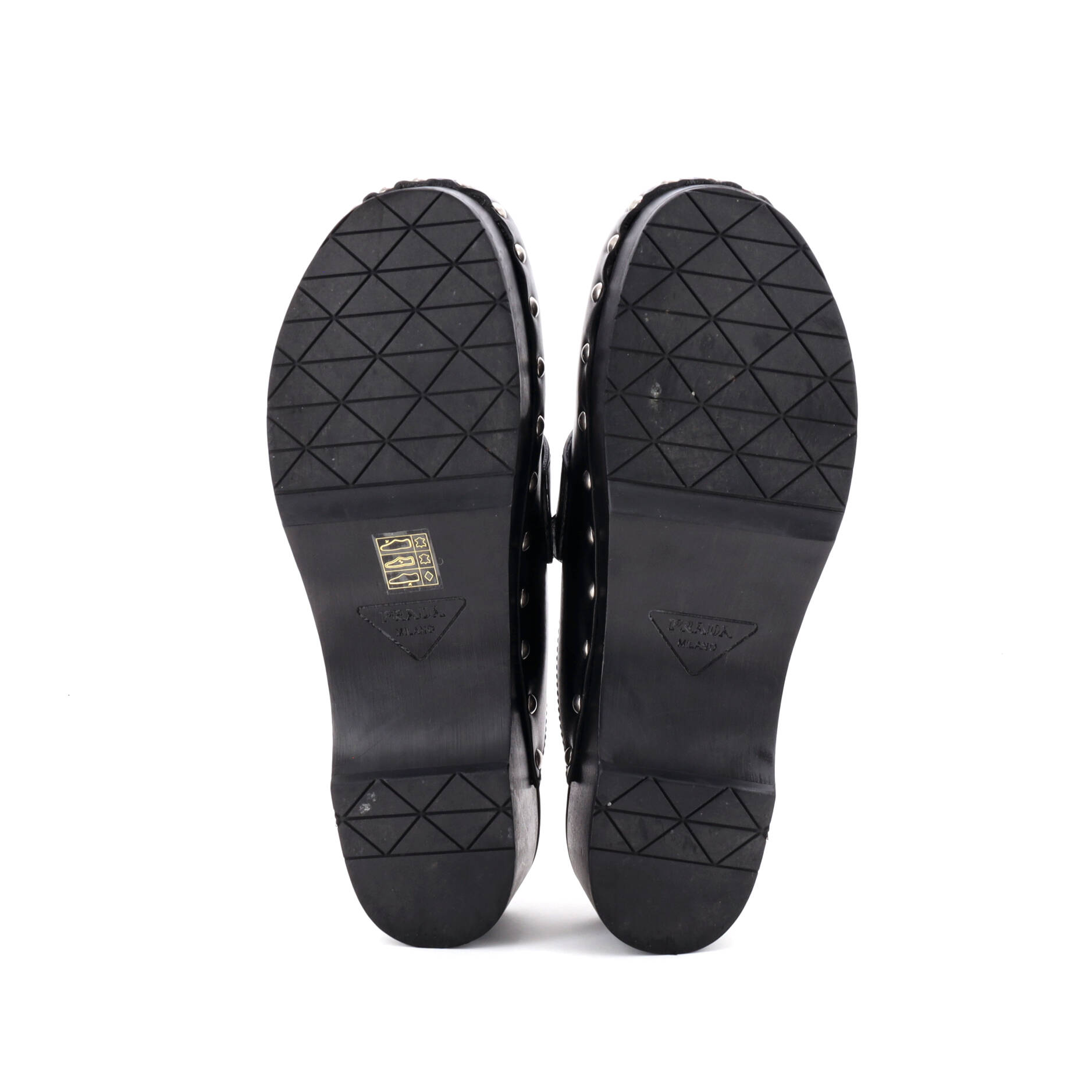Women's Logo Mule Clogs Leather