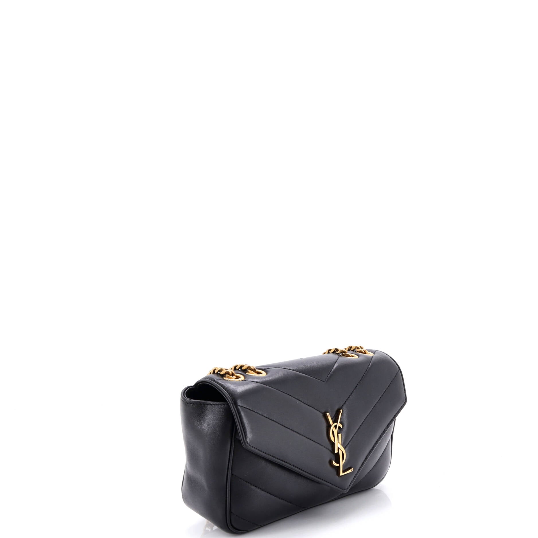 Loulou NM Shoulder Bag Matelasse Chevron Leather Small