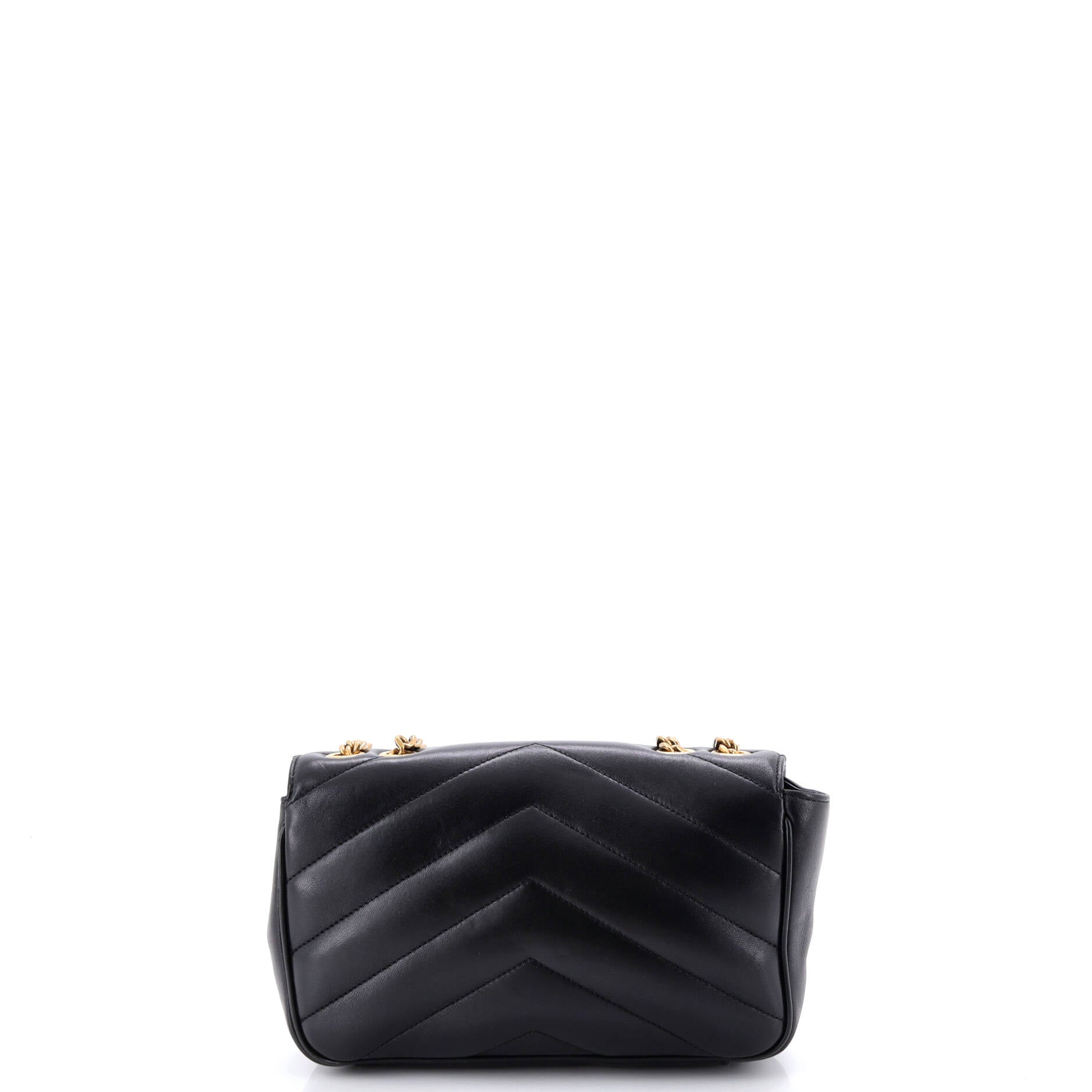 Loulou NM Shoulder Bag Matelasse Chevron Leather Small