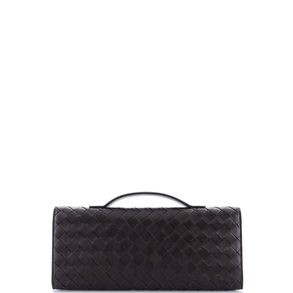 Andiamo Top Handle Clutch Intrecciato Nappa Long