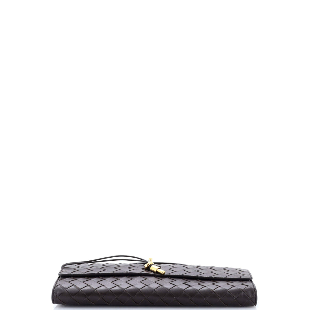 Andiamo Top Handle Clutch Intrecciato Nappa Long