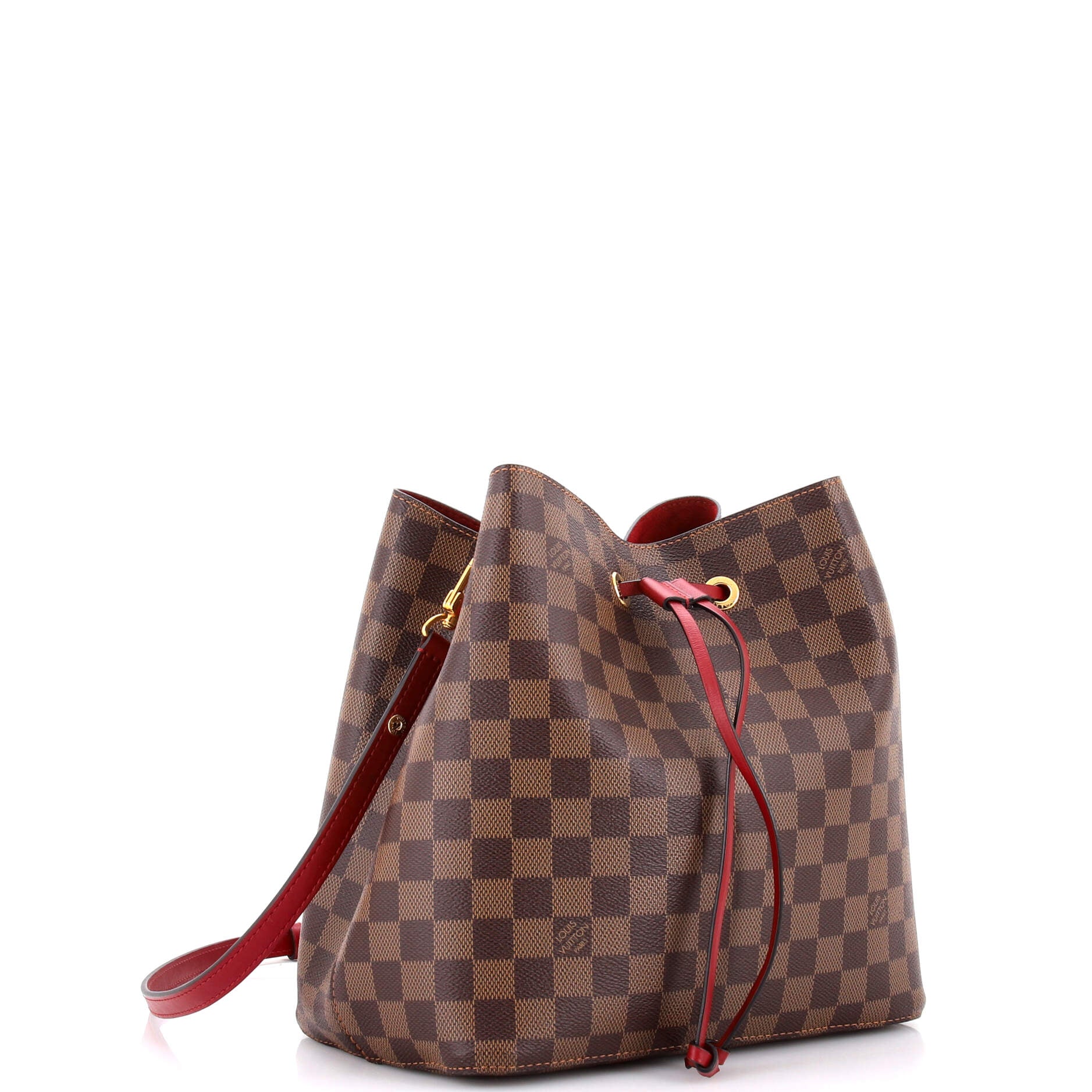 NeoNoe Handbag Damier with Leather MM