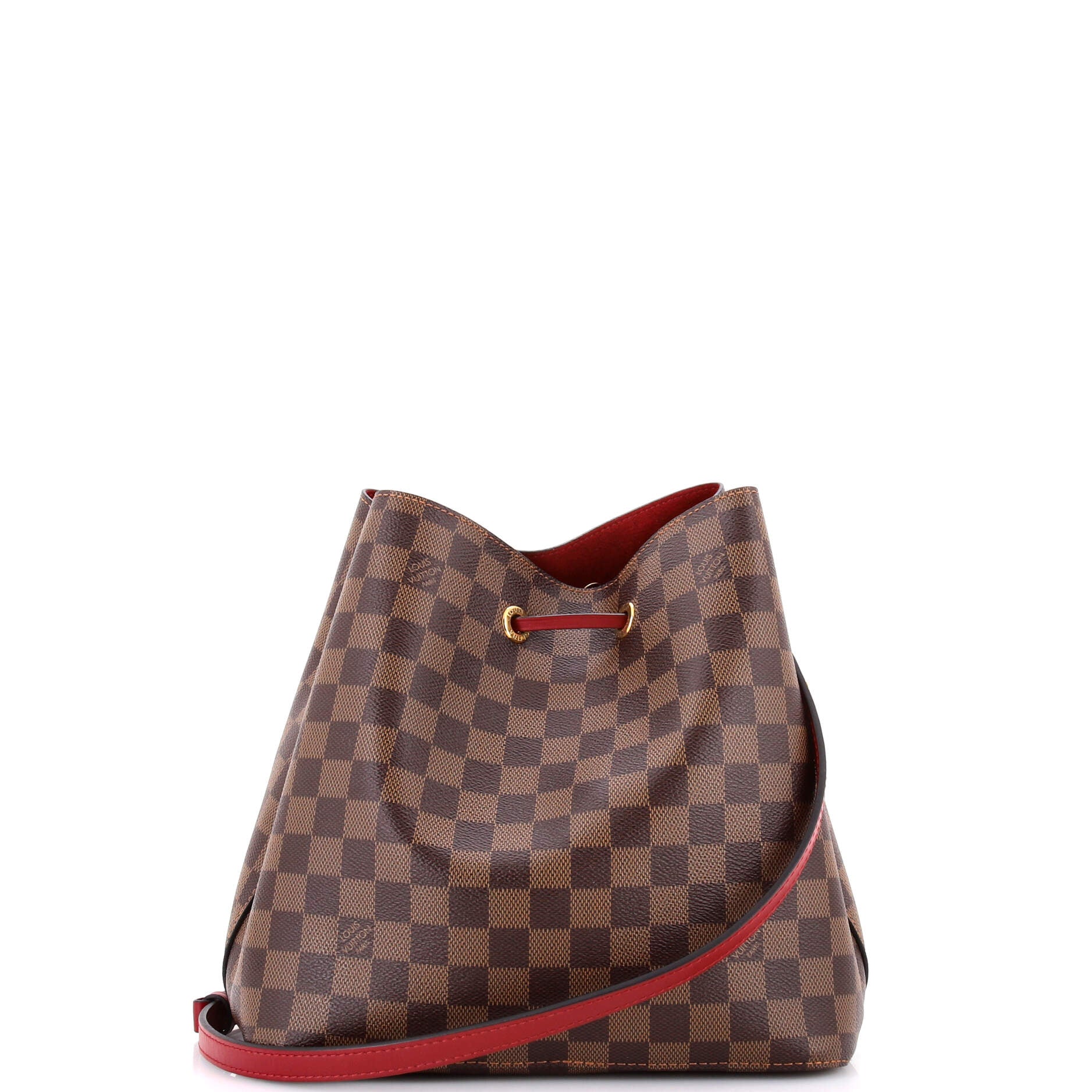 NeoNoe Handbag Damier with Leather MM