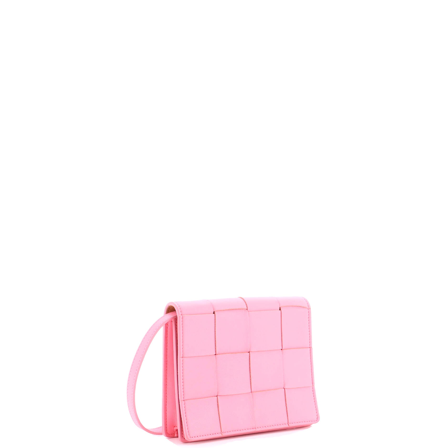 Cassette Crossbody Bag Maxi Intrecciato Leather Mini