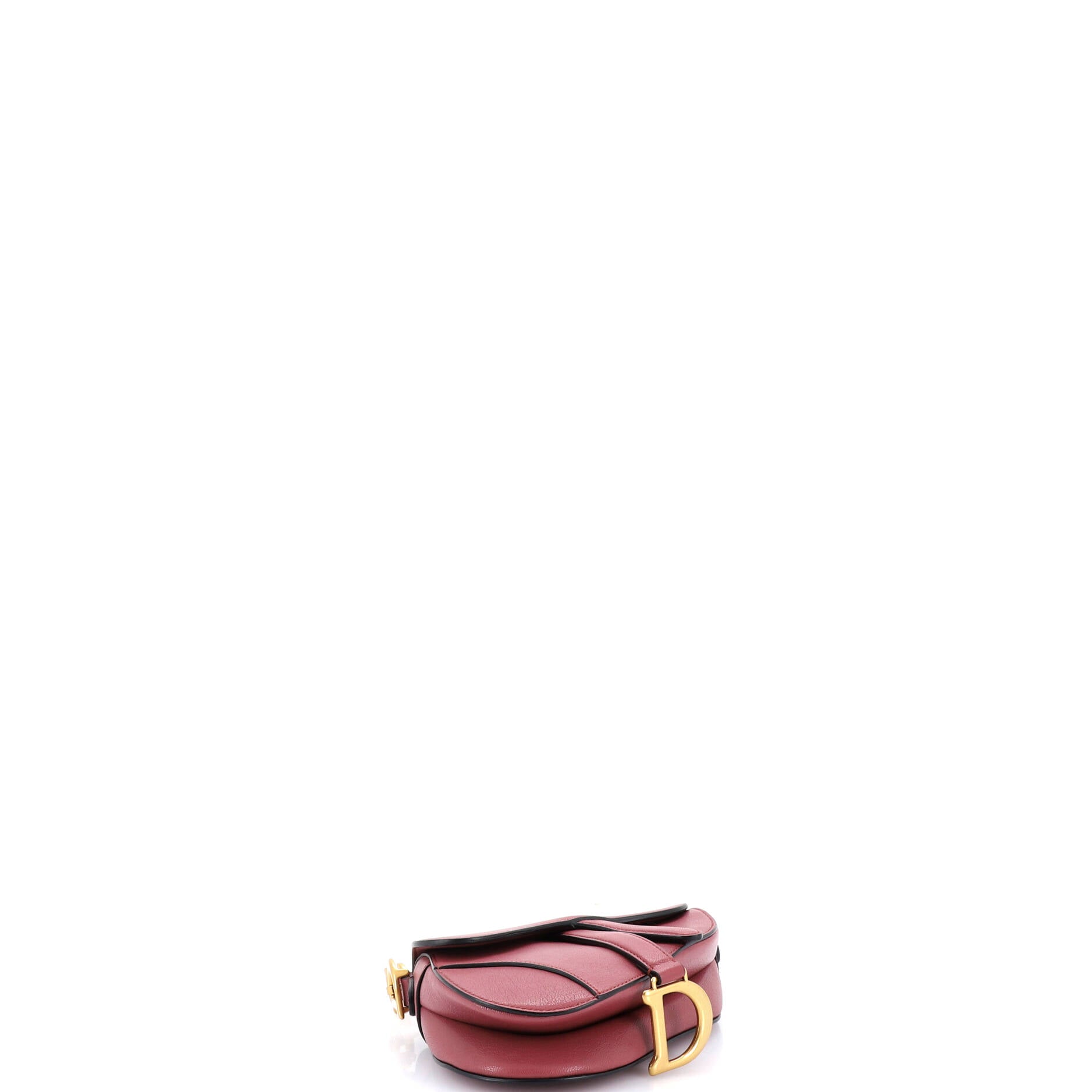 Saddle Handbag Leather Mini