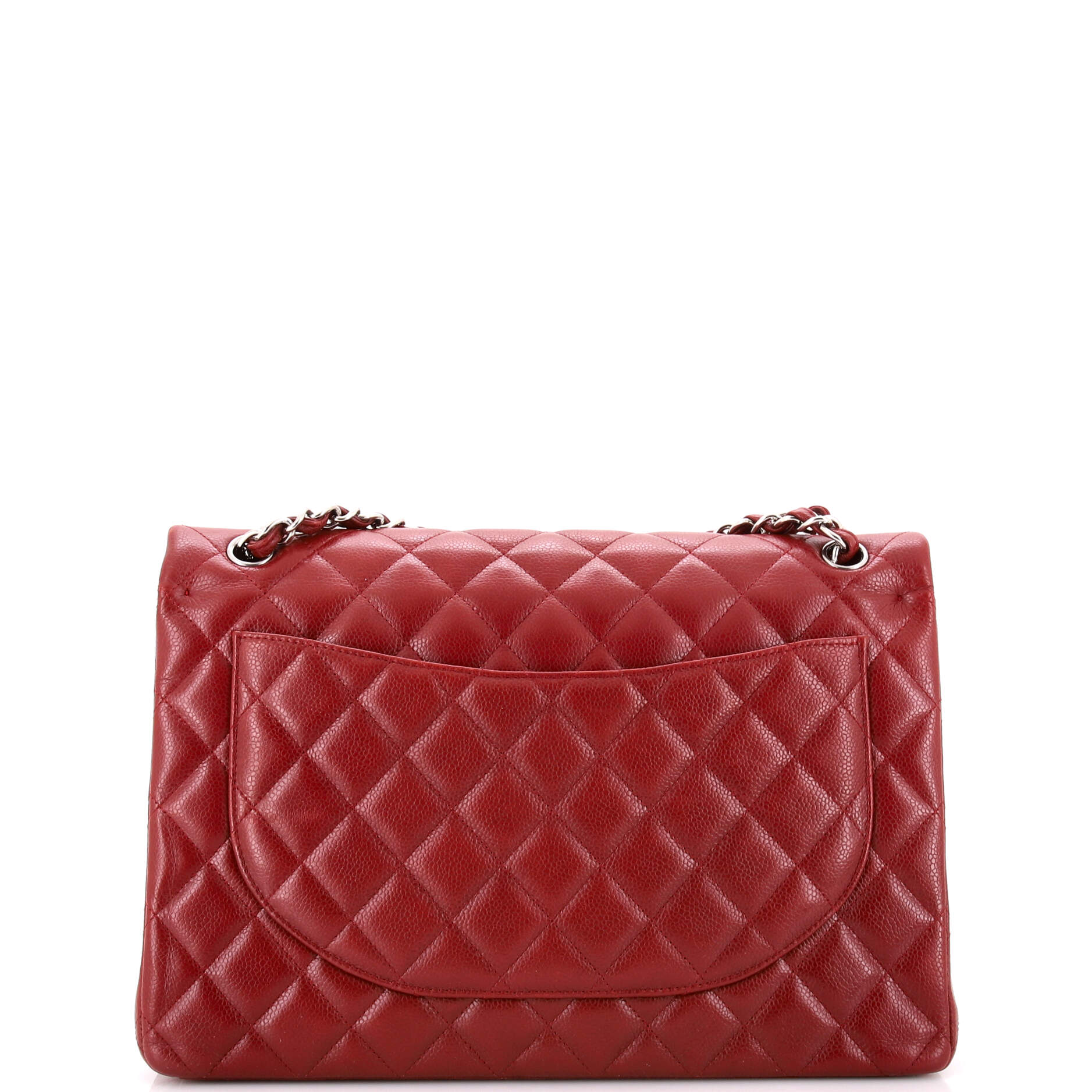 Classic Double Flap Bag Quilted Caviar Maxi