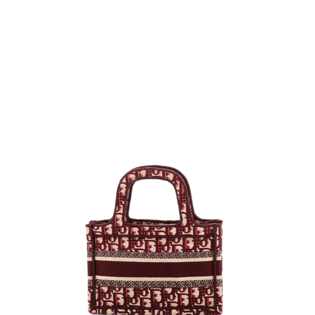 Book Tote Oblique Canvas Mini