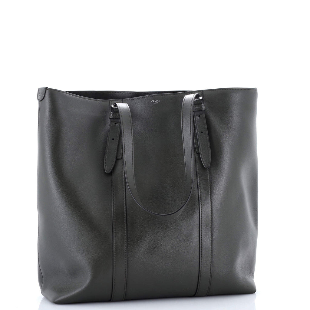Buckle Cabas Tote Leather