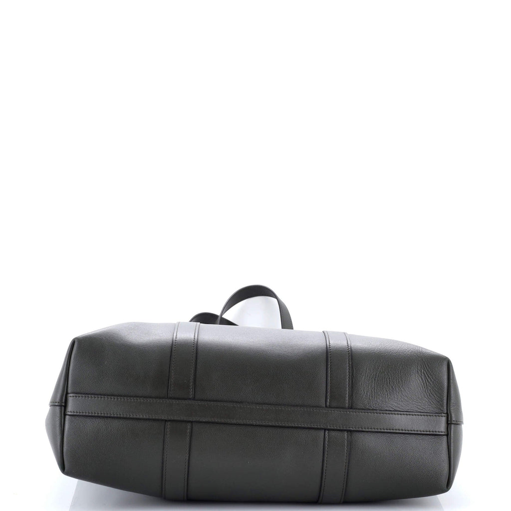 Buckle Cabas Tote Leather