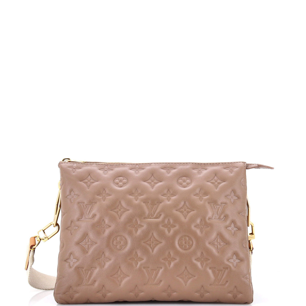 Coussin Bag Monogram Embossed Lambskin PM