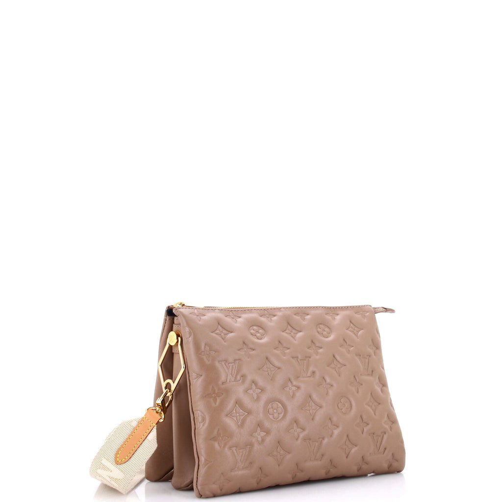 Coussin Bag Monogram Embossed Lambskin PM