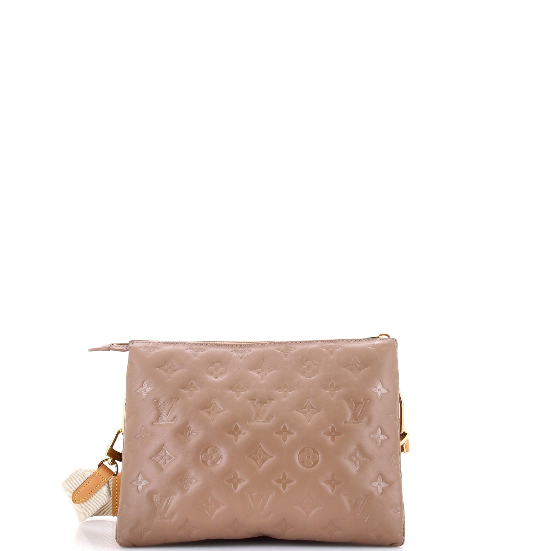 Coussin Bag Monogram Embossed Lambskin PM