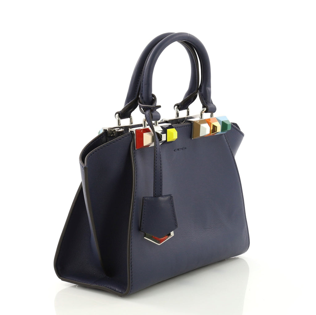 3Jours Handbag Studded Leather Mini