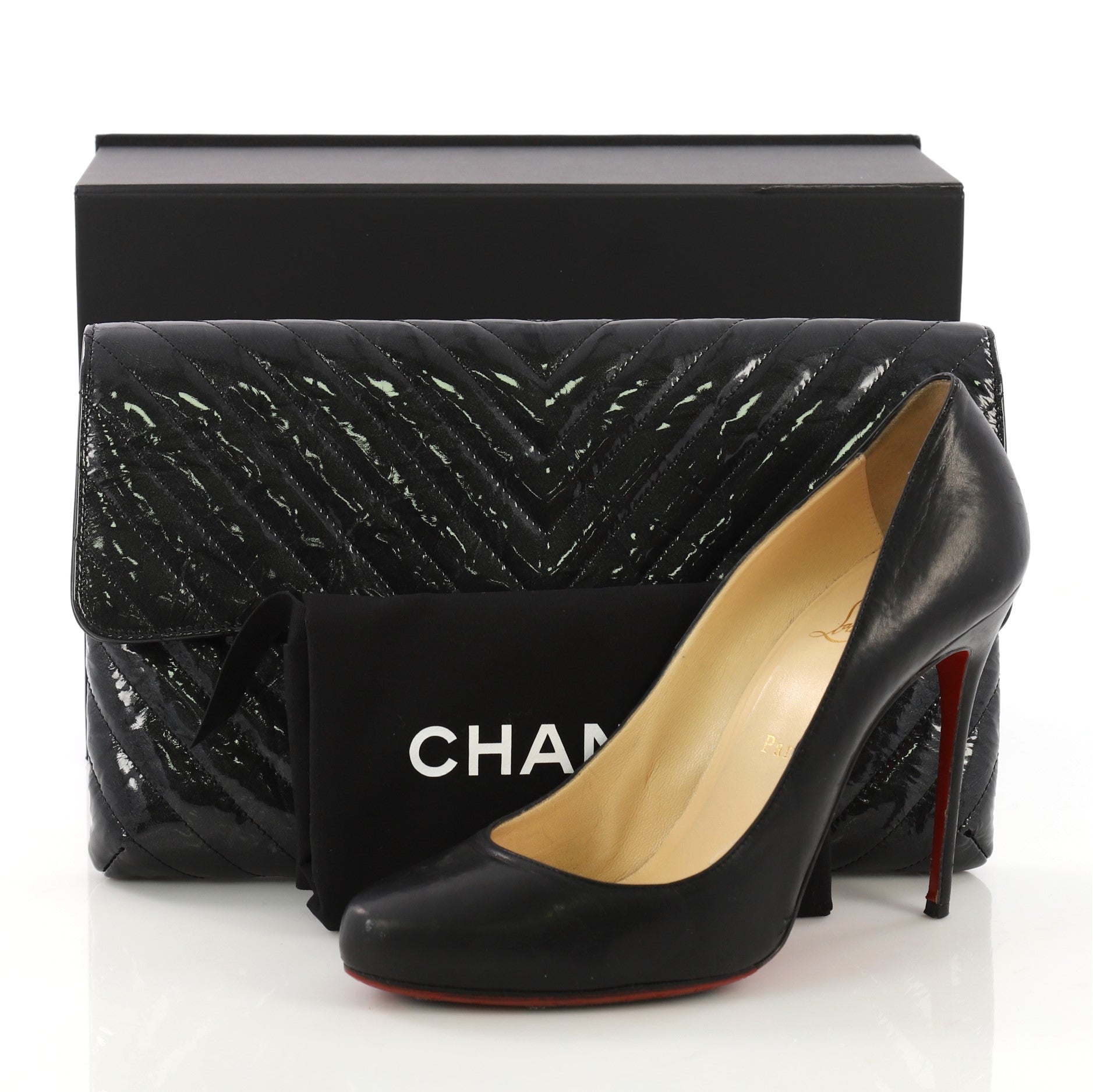 Classic Flap Clutch Chevron Patent