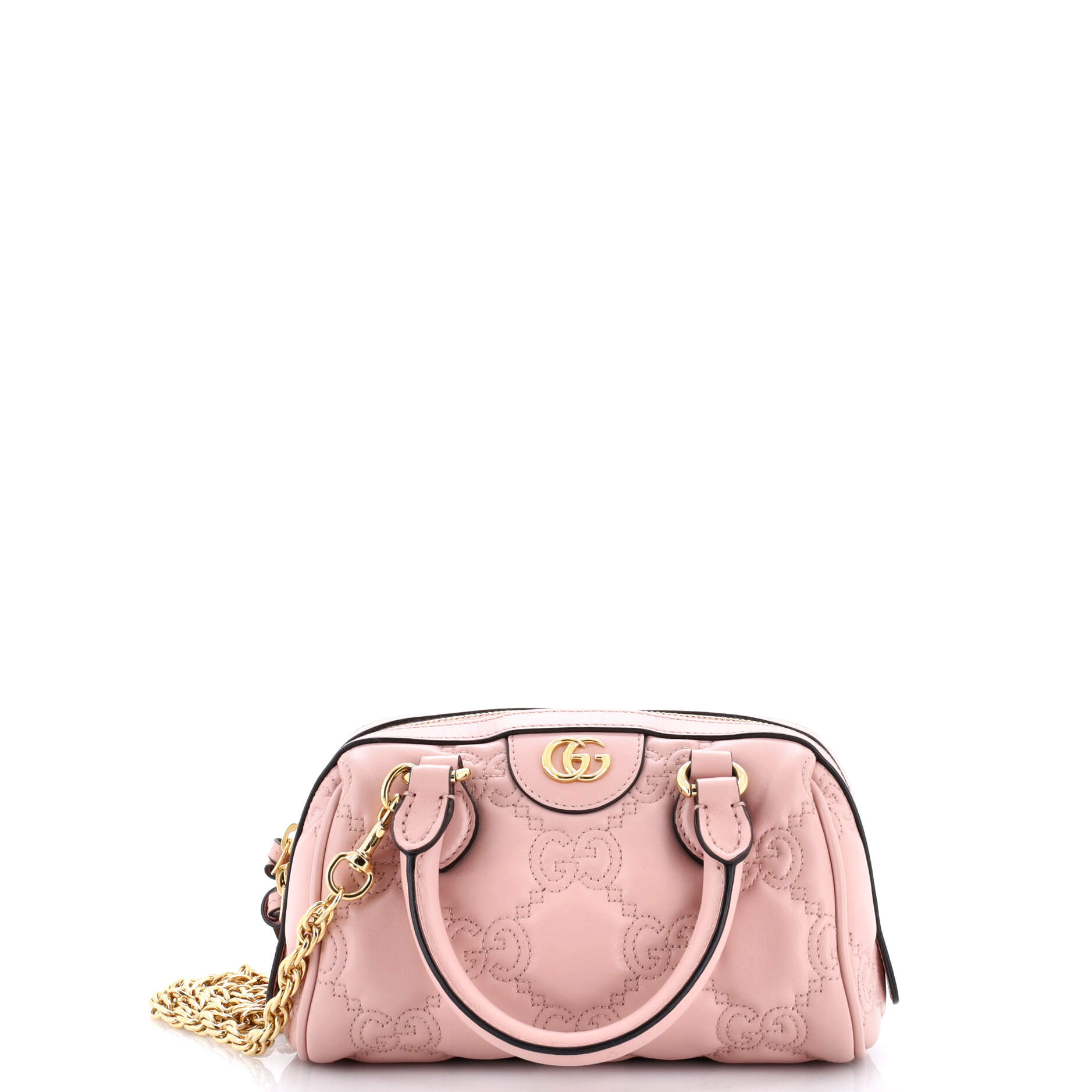 Ophidia Convertible Boston Top Handle Bag GG Matelasse Leather Mini