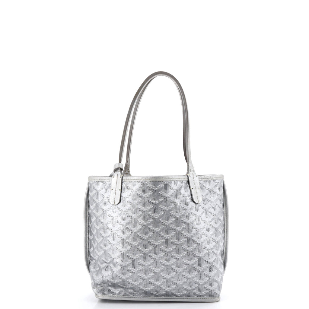Anjou Reversible Tote Coated Canvas Mini