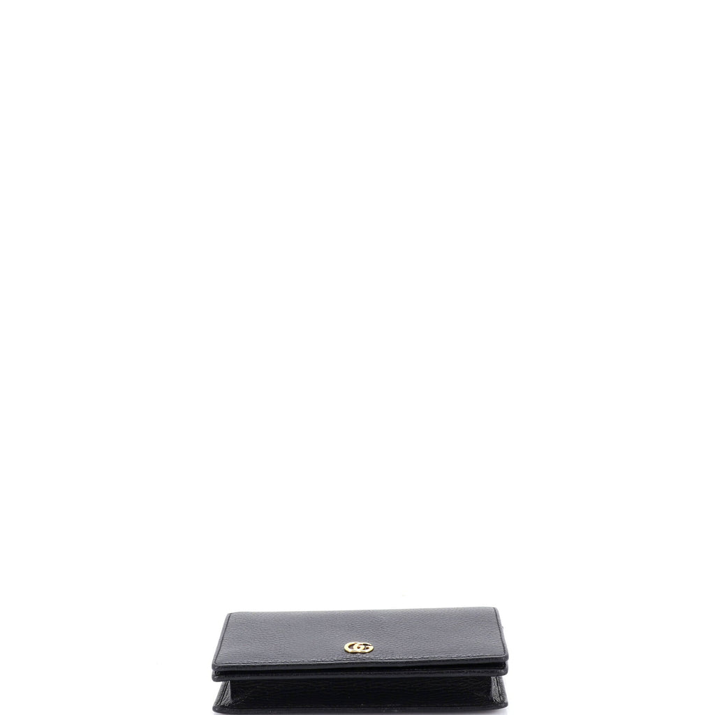 Petite GG Marmont Chain Wallet Leather Mini
