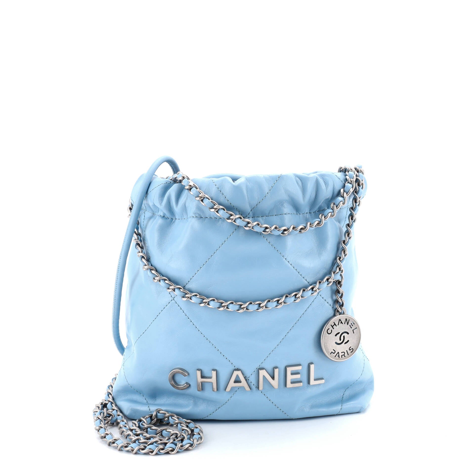 22 Chain Hobo Quilted Calfskin Mini