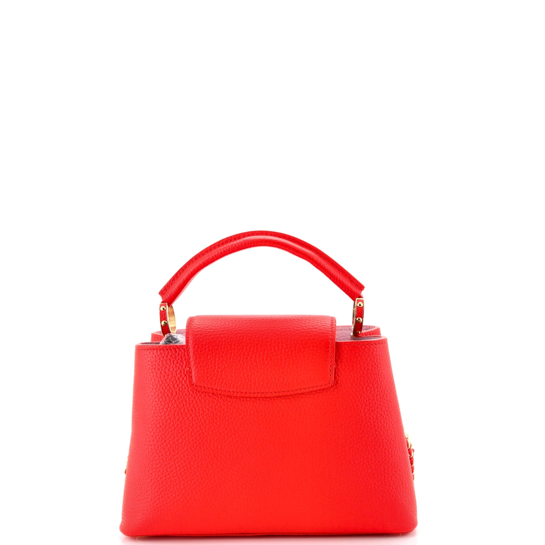 Braided Chain Capucines Bag Taurillion Leather BB